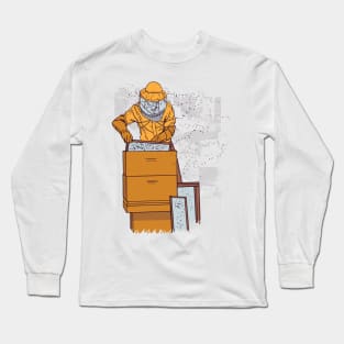 Beekeeper Save The Bee Hives Bees Beek Gifts Long Sleeve T-Shirt